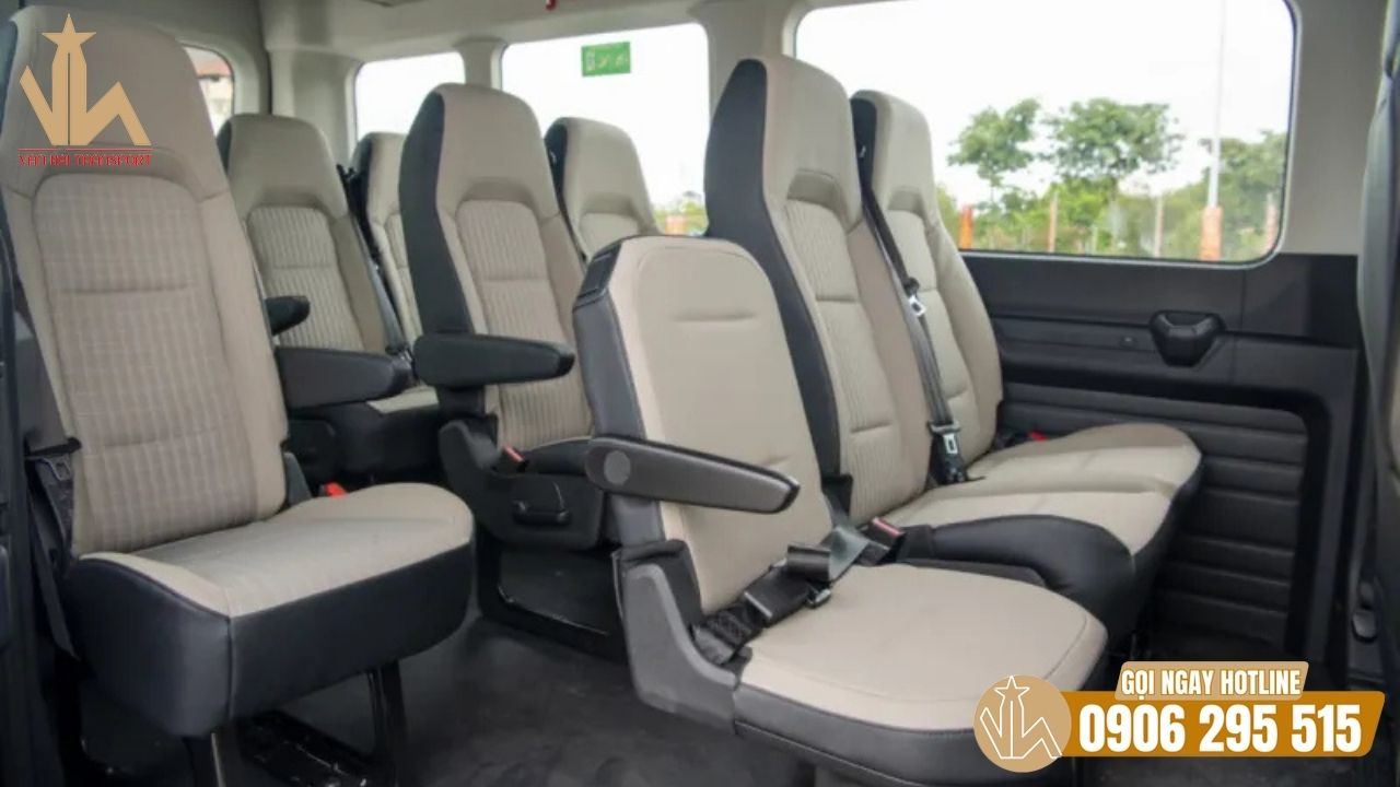 Dịch vụ cho thuê xe 16 chỗ đi sân bay giúp hành trình thoải mái